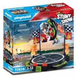 *** // PLAYMOBIL AIR STUNTSHOW - PILOTE AVEC RÉACTEUR DORSAL #70836